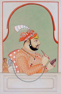Peinture miniature de Maharana Jagat Singh Udaipur - School Indian