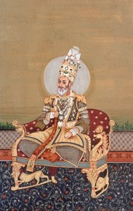 Miniature moghole de Bahadurshah Jafer
