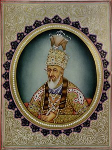 Portrait de Bahadur Shah II (1775-1862) - School Indian