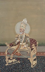 Portrait de Bahadur Shah II (1775-1862)
