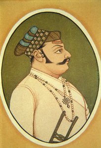 Portrait du Maharaja Udai Singh, Udaipur, Rajasthan, Inde - School Indian