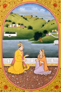 Image et peinture du calendrier annuel pour un mois hindou Kartik, Inde - School Indian