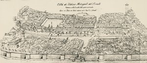 Vue aérienne de la partie ouest de la ville d