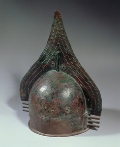 Casque en bronze, période villanovienne, 2e moitié du 8e siècle av. J.-C.