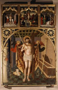 Christ en martyr - Retable de l