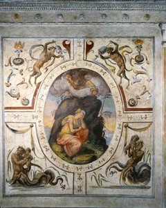 Mur dans la salle de bain de Cosimo I de