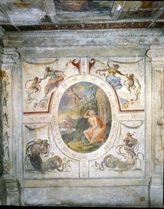 Mur dans la salle de bain de Cosimo I de