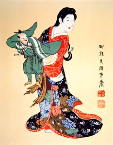 Culture du vieux Japon - un joueur de marionnettes Bunraku - School Japanese