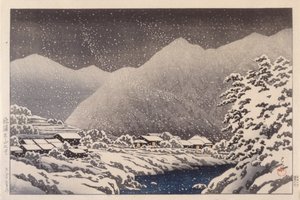 Vallée de Hida en hiver