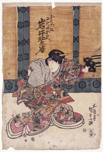 Iwai Shijaku dans un rôle féminin - School Japanese