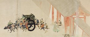 Récit illustré de la rébellion de Heiji (Visite impériale à Rokuhara) - School Japanese