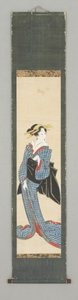Figure debout en kimono - Japanese School