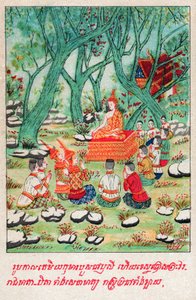Temiya Jakata. (gravure, vers 1910) - School Laotian