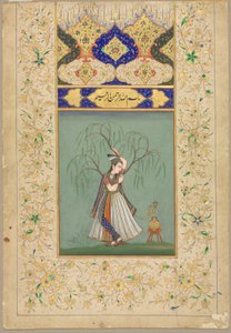 Princesse fumant un narguilé (as Salabhanjika)