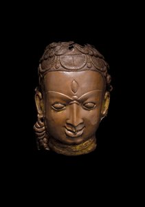 Masque repoussé de Shiva, vers 11e siècle