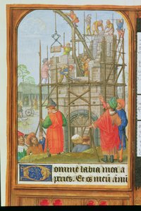 La construction de la tour de Babel, Bruges ou Gand, c.1500 - School Netherlandish