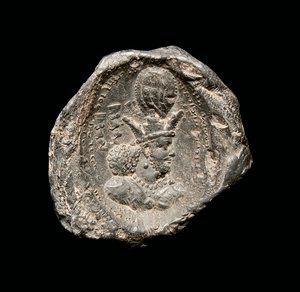 Bulle avec inscription, période sassanide, 4ème siècle (céramique) - School Persian