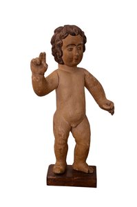 Sculpture en bois du Christ enfant, vers 1800
