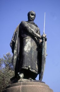Statue du roi Afonso I, Guimarães, Portugal