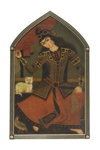 Une jeune femme, artiste inconnu - School Qajar