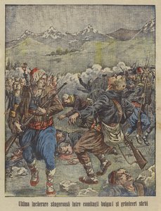 Bataille sanglante entre les troupes bulgares et serbes - School Romanian