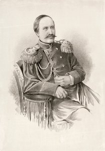 Comte Nikolaï Ignatiev, soldat, homme politique et diplomate russe (gravure) - School Russian