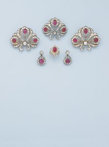 Importante suite de bijoux, vers 1850