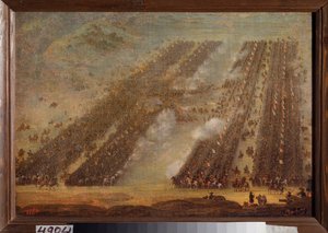 La bataille de Poltava le 8 juillet 1709