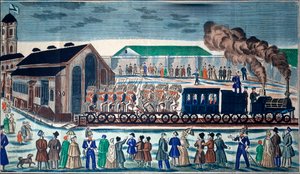 Le départ du terminal ferroviaire de Moscou à Saint-Pétersbourg