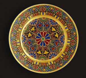 Assiette de dîner impériale de Nicolas Ier, Manufacture impériale de porcelaine, Saint-Pétersbourg - School Russian