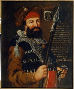 Portrait du chef cosaque, conquerant et explorateur de la Siberie, Yermak Timofeyevitch