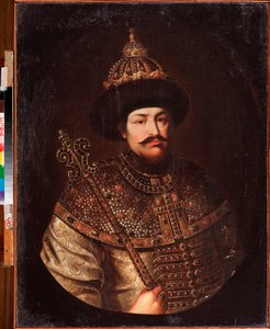 Portrait du tsar Alexis I Mikhailovich de Russie - School Russian