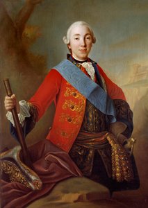 Portrait de Pierre III Fedorovich (1728-1762) tsar russe