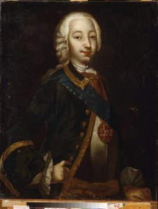 Portrait du tsar Pierre III de Russie - School Russian