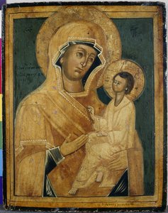Madone et Enfant, fin XVIIIe ou début XIXe siècle - School Serbian