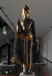 Style Lopburi : Bouddha abhyamudra - School Siamese