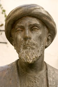 Tête de Moïse Maïmonide (1135-1204) (détail) - School Spanish