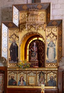 Ermitage (Ermita de Nuestra Señora de La Plaza). Intérieur. Autel