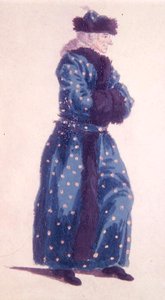 Portrait miniature de Voltaire (1694-1778) en vieillesse