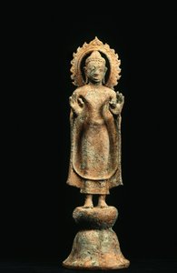 Bouddha, période Davaravati (bronze)