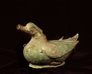 Vase à eau en forme de canard, style Lanna