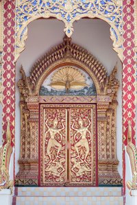 Porte du temple, Wat Phrathat Doi Suthep - School Thai