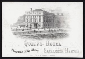 Carte de visite pour le Queen