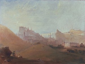 Édimbourg, depuis la chapelle Saint-Antoine, Arthur