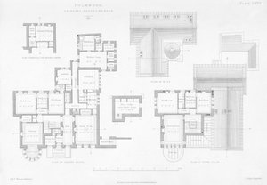 Vue extérieure et intérieure de Holmwood, Glasgow