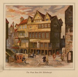 Le West Bow, vieux Édimbourg