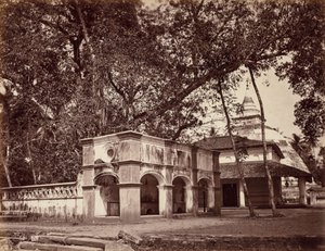 Temple bouddhiste, Kalani, c. 1880 - Scowen and Co.