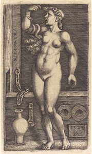 Cléopâtre debout - Sebald Beham