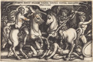 Hercule et Iole - Sebald Beham