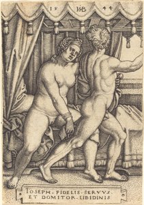 Joseph et la femme de Potiphar - Sebald Beham
